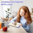 thumbnail image 6 of Boriyuan Lock Diary with Keys, B6 Diary with Lock, Heart Shaped Locked Journal for Women, 5.3 x 7 inch, Purple, 6 of 6