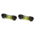 thumbnail image 4 of DYNWAVECA 2Pcs Small Bubble Level Spirit Level Construction Level Rectangle for Turntables Wall Clocks TVs Camera 3 Line, 4 of 9