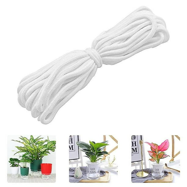 10m Self Watering Wick Cord Auto Waterer Drip Irrigation Cotton Rope String  Self Irrigation Watering System Diy Vacation Watering Rope 