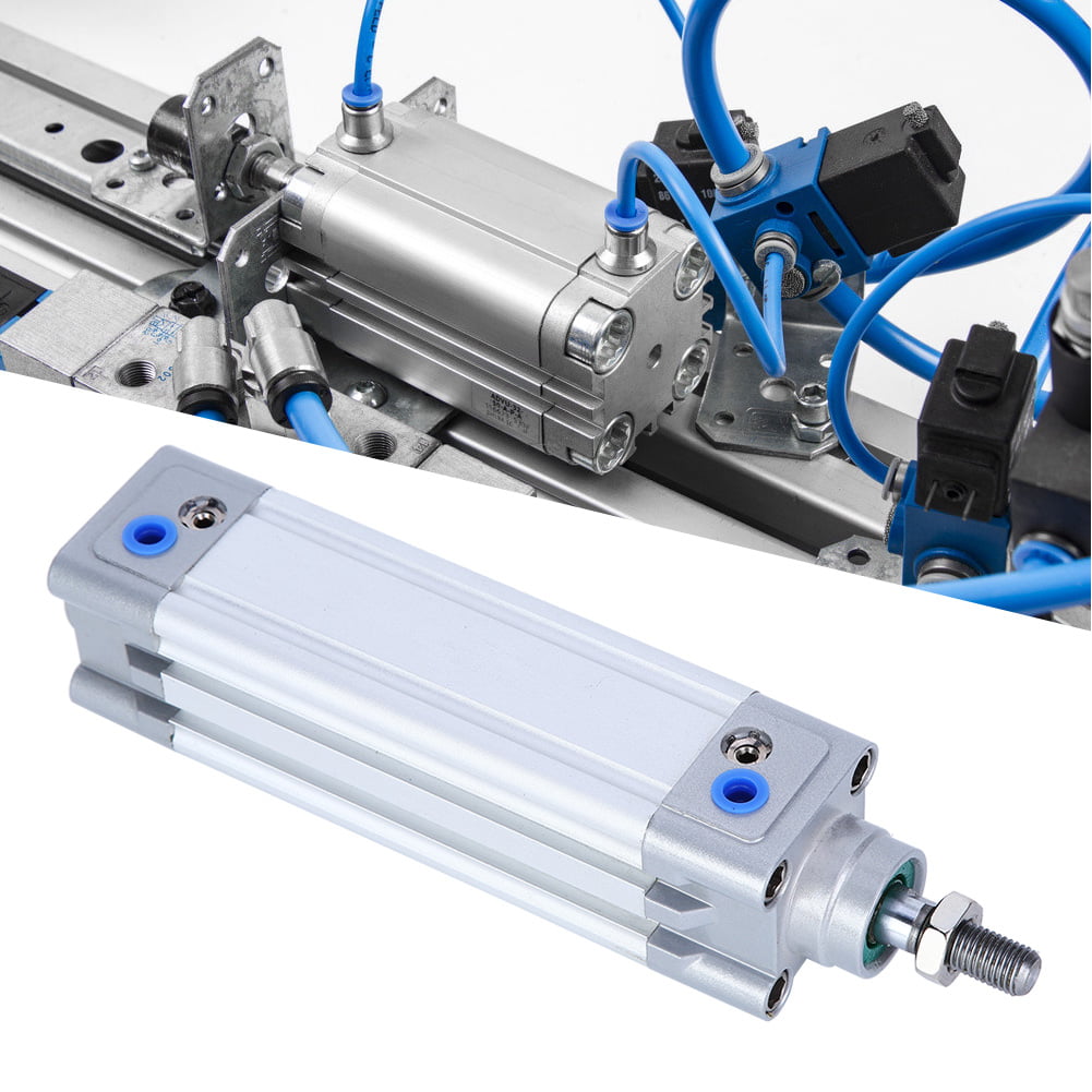32mm/1.3in. Aluminum Alloy Cylinder DNC32*75 DNC32 Standard Aluminum Alloy Air Pneumatic Componets Pneumatic Cylinder Assembly
