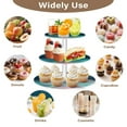 thumbnail image 5 of 3-Tier Acrylic Cupcake Stand Sturdy Dessert Display Cupcake Tower Cupcake Holder for Party Wedding Outdoor Picnic A Flamingos, 5 of 8