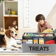 thumbnail image 6 of Brabtod Dog Storage Organizer, Dog Treat Container Bin, Collapsible Fabric Storage Box for Pet Treats with removable dividers, Dog Stuff Container for Dog Treats, 6 of 8