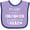 Lavender and Purple, variant on Inktastic My Aunt is a Firefighter and a Hero Boys or Girls Baby Bib