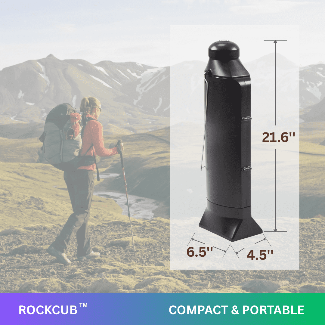 Rockcub Solar Kettle – Portable Solar Water Heater for Outdoor Camping, Hiking, Emergency Boiling, Survival Gear, Eco-Friendly Solar Powered Thermos Bottle -33.8 Fl Oz. Capacity