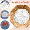 thumbnail image 3 of 1 Set Water Soluble Embroidery Patterns for Beginners 4 Sheets with 30pcs Papaver Rhoeas Patterns Wash Away Embroidery Pattern Stabilizer for Hand Sewing Lover Women Adults, 3 of 7