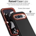 thumbnail image 4 of CoverON For Google Pixel 9 / Pixel 9 Pro Case, Military Grade Heavy Duty Full Body Rugged Phone Cover, Black, 4 of 7