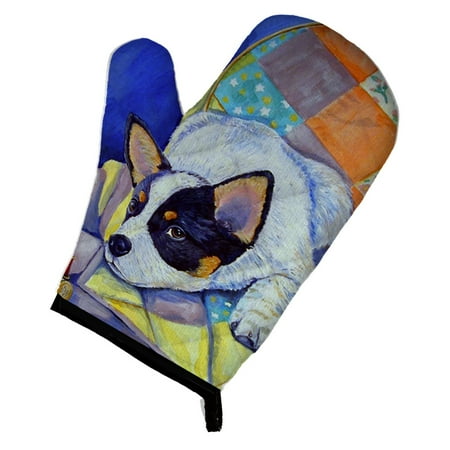 

Carolines Treasures 7050OVMT Australian Cattle Dog Sew Perfect Oven Mitt Large multicolor