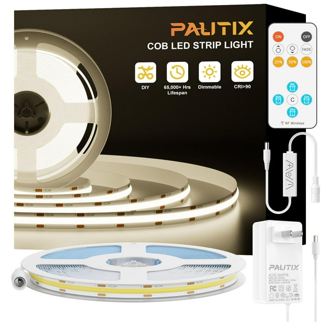 PAUTIX Kit Tira LED COB 480LEDS/M 2700K/3000K/4000K/6000K