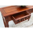 thumbnail image 2 of International Caravan Windsor Console à 2 Tiroirs en Noyer Teinté, 2 of 2
