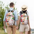 thumbnail image 6 of Daiia Christmas Gingerbread Cookies Vintage Canvas Backpack for Men and Women ,Hiking Backpack,Travel Laptop Bag for School,Large Capacity Backpack, 6 of 8
