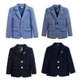 thumbnail image 4 of WOLLED Boys Blazers Slim Casual Suit Coats 2-15Y Youth Gentleman Dress Suit Jacket Long Sleeve Suit Jackets, 4 of 8