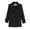 Black, variant on Jalioing Kids Girls Trenchcoat Button down Lapel Outwear Fall Winter Long Sleeve Elegant Coat