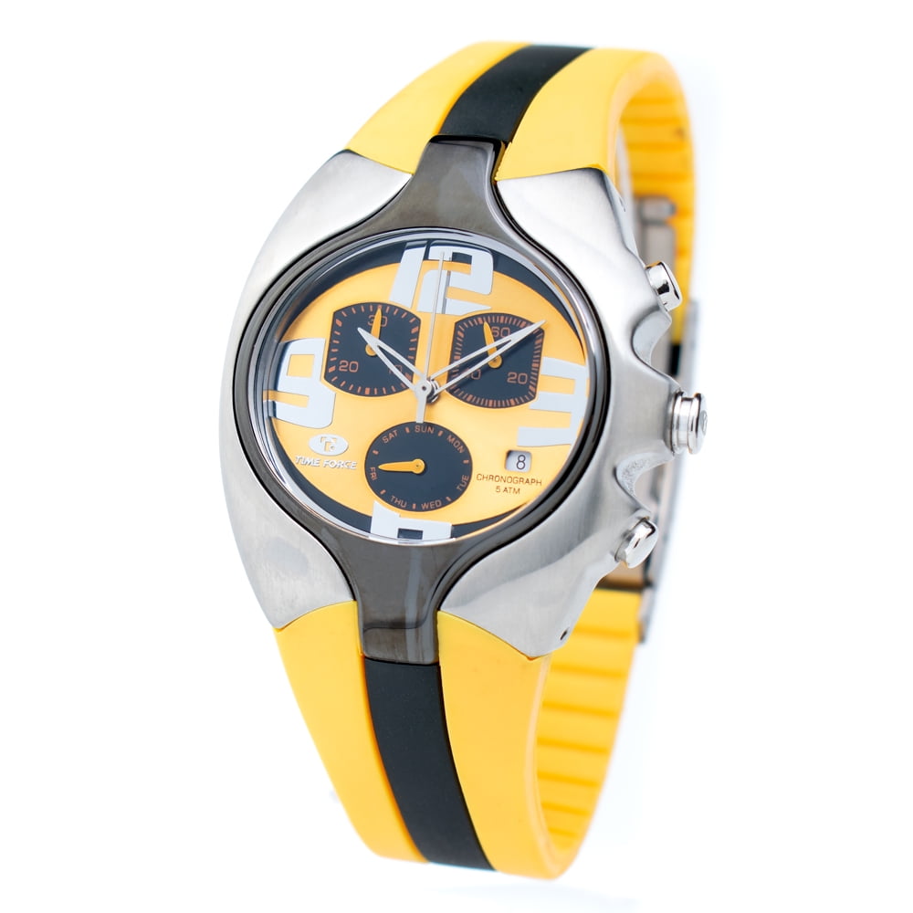 Time Force - WATCH TIME FORCE STAINLESS STEEL YELLOW YELLOW BLACK ...