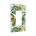 thumbnail image 2 of Kll Watercolor Green Tropical Wall Plate,Gloss Finish,Standard Size 1 - 5" X 3", Polycarbonate Thermoplastic,Electric Receptacle Plug Covers, 2 of 8