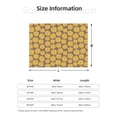 thumbnail image 5 of Yiaed Sunflower Print Blanket Throw Blanket Soft Cozy Flannel Blanket for Home Bed Sofa Couch Chair-60"x50", 5 of 6