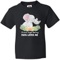thumbnail image 3 of Inktastic I'll Never Forget That My Papa Loves Me with Cute Elephants Youth T-Shirt, 3 of 5