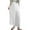 White, variant on Casual Office Jumpsuits for Women Solid Adjustable Straps Jumpsuit Wide Leg Suspender Pants Overalls with Pockets