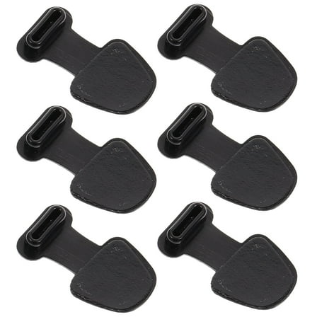 UPOUART 6Pcs Charging Port Cover for Mobile Phone in Black