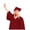 Wine, variant on Conairie Graduation Cap and Gown Set with Tassel Unisex Adult Honor Cord Graduation for High School and College Bachelor Navy A