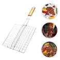 thumbnail image 3 of IFANLANDOR Grill Racks for Bbq Barbecue Nets Silver 1Set for Grilling, 3 of 6