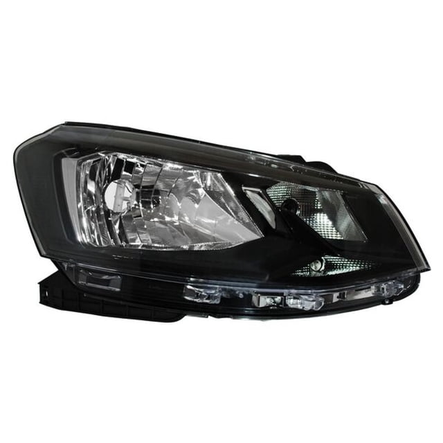 Faro Principal TYC 3011590589352225 LADO PASAJERO Filo negro Volkswagen Gol 2017 A 2018