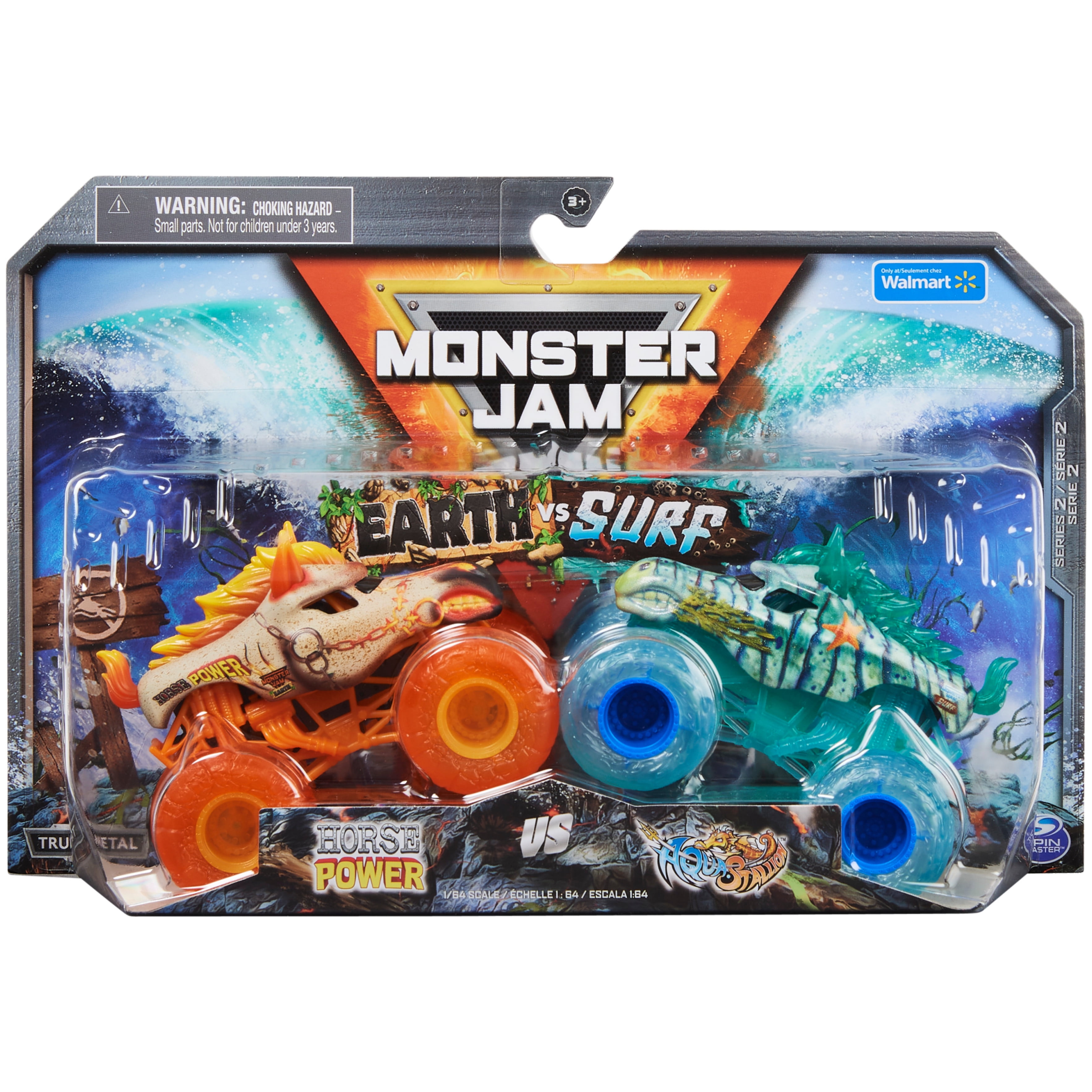 Monster Jam Official Max D Earth Vs. Zombie Surf Die-Cast Monster