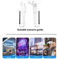thumbnail image 2 of VR Controller Adapter for 2 Handle Grips Extensions Long Arms for Quest 2 VR Golf Accessories, 2 of 5