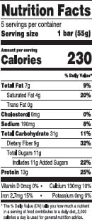 bettergoods Cookies and Cream Flavored Crispy Protein Bars, 9.7 oz, 5 Count