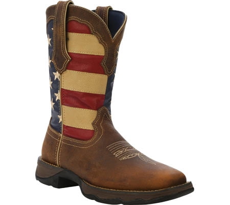durango flag strap cowboy boot