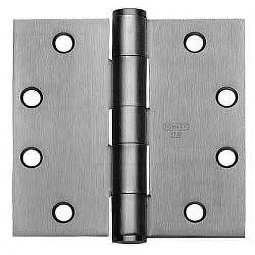 Best Access Cb179412 4.5" X 4.5" Square Corner Ball Bearing Mortise Hinge - Chrome