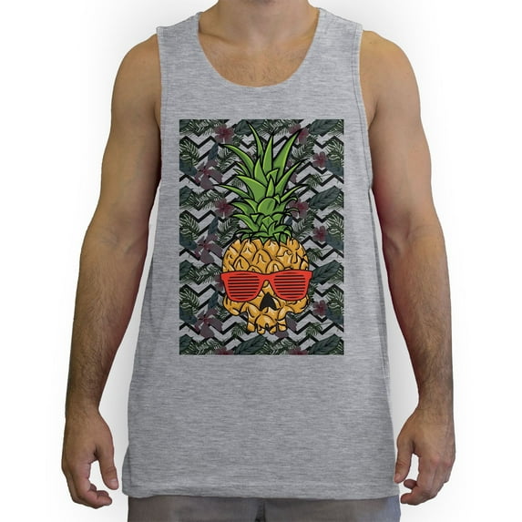 Function - Pineapple Skull Men's Fashion Tank Top