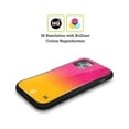 thumbnail image 2 of Head Case Designs Neon Rain Ombre Pink Orange Hybrid Case Compatible with Apple iPhone 14 Pro, 2 of 7