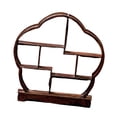 thumbnail image 4 of Estupetía de almacenamiento de té Candilla de madera Manitura Gabinete Tetera Tetera Estante de té STOWARE para miniaturas Decoración de la oficina Plum Bossom, 4 of 8