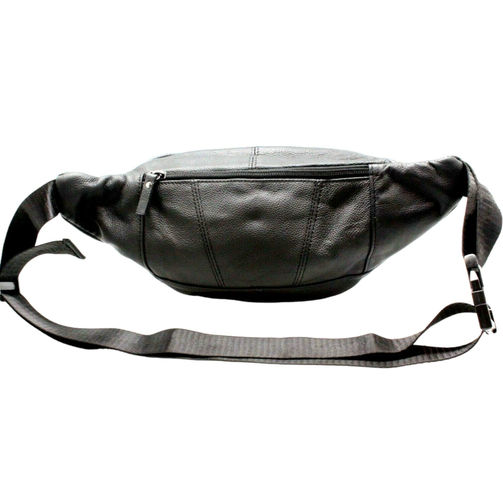 J.T.C Juzar Tapal Collection Leather Fanny Pack Waist Bag for Men, Travel Hiking Chest Bag, Daypack J3079LFP