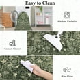 thumbnail image 3 of Findosom 2'x8' Vintage Runner Rug Washable Non-slip Runner Rug for Hallways,Indoor Farmhouse Runner Area Rug for Bedroom Kitchen Living Room Laundry No Shedding Low Plie Floor Carpet Doormat,Green, 3 of 7