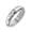 6mm Silver, variant on PAURO Men Stainless Steel Spinner Ring Anxiety Relief Fidget Faceted Rotatable Ring Spinning Bands 8mm Silver Size 7