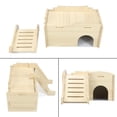 thumbnail image 4 of Hámster Hideout Jevnd Syrian Wood con escalera de escalada de 17 x 10 x 10 cm, 4 of 6