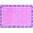 thumbnail image 1 of Ahgly Company Indoor Rectangle Oriental Purple Traditional Area Rugs, 2' x 5', 1 of 4