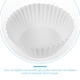 thumbnail image 4 of 100 moldes de aluminio engrosados para cupcakes, mini pasteles, muffins y repostería (plateados), 4 of 6