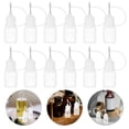 thumbnail image 3 of Miangastore 30 Pcs Bouteilles de Colle à Pointe Fine Transparentes PP pour Artisans, 3 of 9