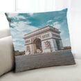 thumbnail image 1 of Ahgly Company Sites Arc de Triomphe Coussin Intérieur, 18 Pouces par 18 Pouces, 1 of 6