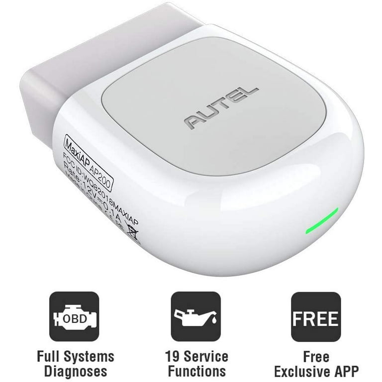 Autel AP200(HT200) Bluetooth OBD2 Scanner Car Diagnostic Code Reader with All System Diagnoses & ServiceFunctions (Simplified Edition of MK808)