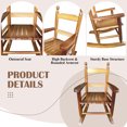 thumbnail image 6 of EBQOSK Children's rocking chair- Indoor or Outdoor -Suitable for kids-Durable OAK, 6 of 7