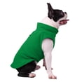thumbnail image 4 of Chaleco de lana Ropa para perros, Abrigo cálido Sin mangas Suéter suave, Ropa para cachorros, Anillo para tirar de la chaqueta, para perros pequeños , Verde A, s Yinane Chaleco de cachorro, 4 of 7