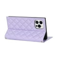 thumbnail image 6 of Crossbody Bag Wallet Case for iPhone 12 Pro Max,Shockproof Luxury PU Leather Zipper Pocket Magnetic Closure Folio Card Slot Flip Kickstand Phone Case with Shoulder Strap,Purple, 6 of 11