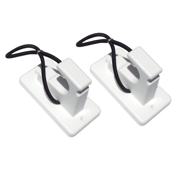 Deep Blue Marine Rod, Gaff, Brush & Dock Line Holder - Pair