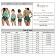 thumbnail image 5 of Jurebecia Mother and Daughter Swimwear Family Matching Swimsuit Mommy and Me Bathing Suits Two-Pieces Falbala Bikini Set, 5 of 8