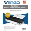 "Vergo 200-Pack Universal Thermal Laminating Pouches - 3 Mil Letter Size 9"" x 11.5"" Laminator Sheets Crystal Clear"