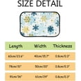 thumbnail image 7 of GZHJMY Bathroom Rugs Mats Non-Slip, Soft Microfiber Absorbent Bath Mats for Shower Bathtubs, Christmas Blue Gold Snowflakes Indoor Entrance Door Mats Bedroom Laundry 31”x20” Carpet Runner, 7 of 7