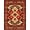 Red, Pattern 1, variant on ODIKA 4'x6' Machine Washable Non-Slip Area Rug, Southwest Geometric High Traffic Rug, Red, 150667